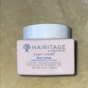 Hairitage sugar coated body scrub